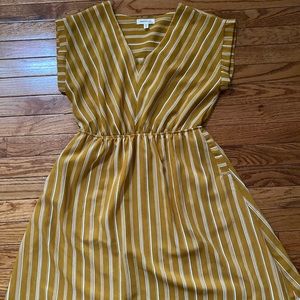 Mustard colored dress